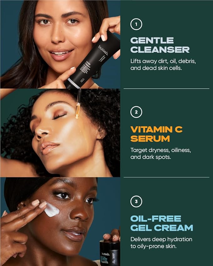 Buttah Skin by Dorion Renaud Oil-Free Hyaluronic Gel Cream 2oz - Daily Moisturizer - Hyaluronic Acid for Deep Hydration - AM & PM Moisturizer - Naturally Based Skin Care - Black-Owned Skincare-VivaGrace Women