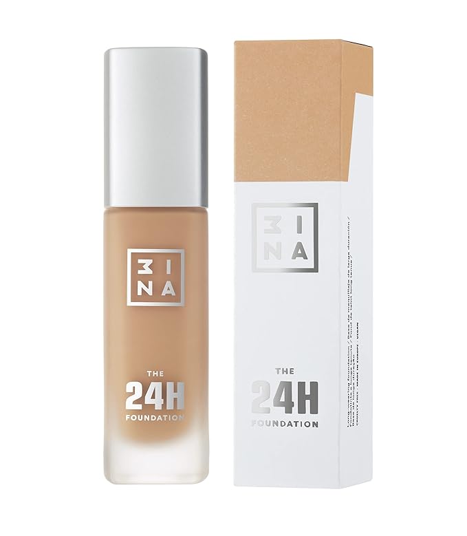 3INA The 24H Foundation 633-24H Long-Wearing Formula - Medium To High Buildable Coverage - Smooth Matte Finish - Expanded Shade Selection - Waterproof, Cruelty Free, Vegan Makeup - 1.01 Oz-VivaGrace Women