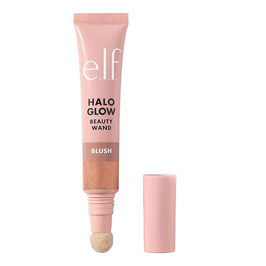e.l.f. Halo Glow Blush Beauty Wand, Liquid Blush Wand For Radiant, Flushed Cheeks, Infused With Squalane, Vegan & Cruelty-free, Candlelit-VivaGrace Women