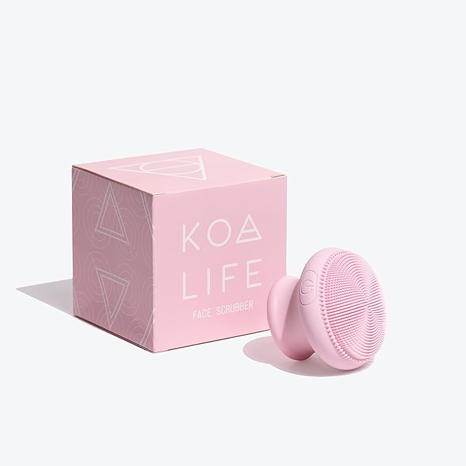 KOA LIFE Purify Set - Vit-C Brightening Cleanser, Electric Scrubber, Skin Brightening Face Wash, Vitamin C, Gentle Foam Facial Cleanser, Vegan - 30 Ml