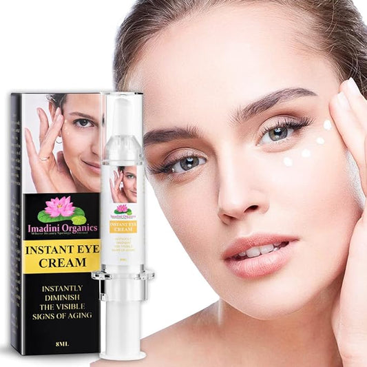 Imadini Natural Eye Wrinkle Cream, Remove Eye Bag Dark Circles, Reduce Puffiness & Eye Wrinkle, Ideal Eye Bag Cream For Both Men & Women– 8ml-VivaGrace Women