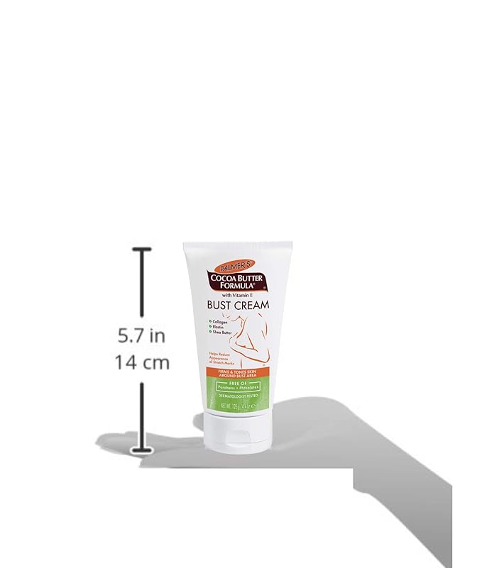 Palmer's Cocoa Butter Formula Bust Cream for Pregnancy Skin Care with Vitamin E, 4.4 oz. (Pack of 3)-VivaGrace Women