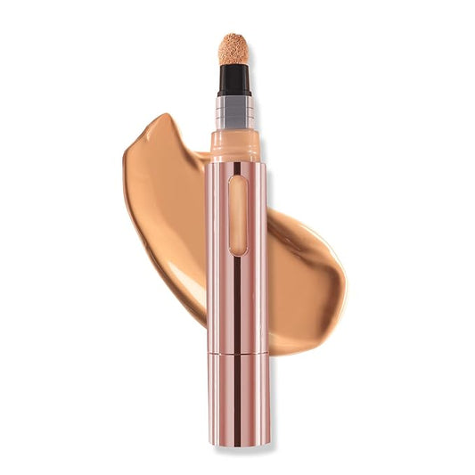 Mally Beauty - The Plush Pen Brightening Concealer Stick - Cashmere - Hydrating Turmeric, Vitamin E, and Hyaluronic Acid Infused Formula - Medium Buildable Coverage with a Natural, Smooth Finish-VivaGrace Women