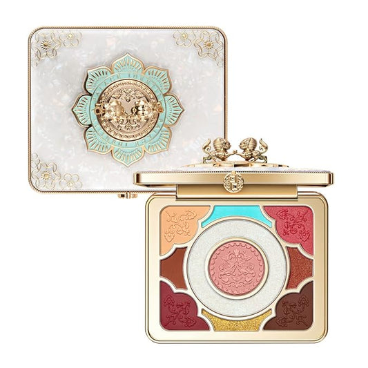 zeesea [Palace Identity Tang Romance Makeup Palette (01# Trio Glaze)-VivaGrace Women