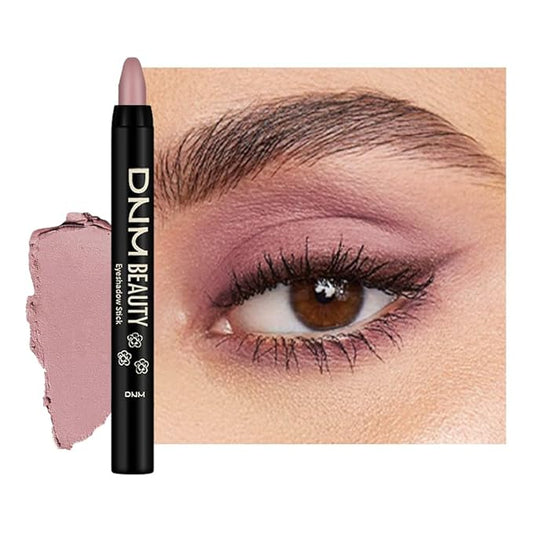 Kaely Cream Eye Shadow Sticks, Rose Matte Eyeliner Pencil Eyeshadow Palette Makeup, Eye Highlighter Brightener Stick for Older Women Waterproof Pigmented, sombras para ojos, New-81