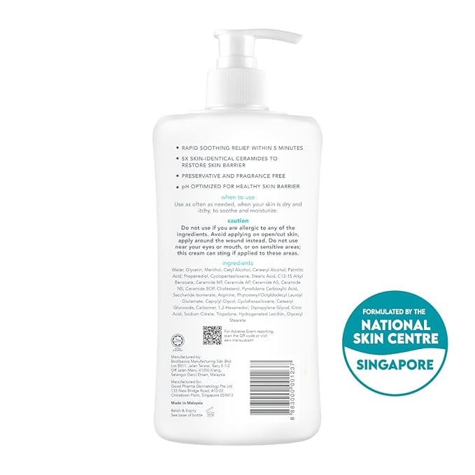 Fast Itching Relief Cream, Anti Itch Lotion for Sensitive Skin, Eczema, Psoriasis & Extreme, Very Severe & Dry Skin, Derm Formula, Menthol & Ceramides, 11.83 fl oz-VivaGrace Women