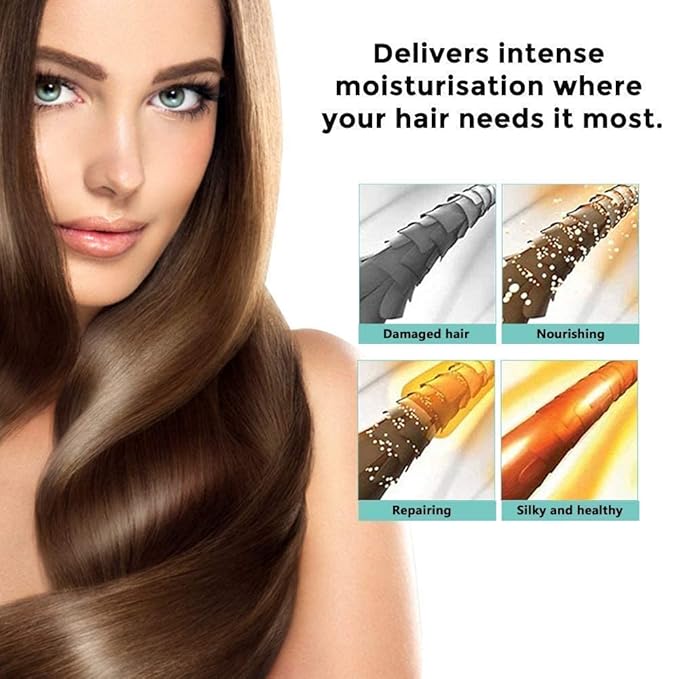 Keratin Hair Mask,Keratin Hair Treatment 250g Hair Mask for Dry Damaged Hair,Hair Treatment Mask Deep Repair Damage Hair Root,Natural Deep Conditioner Hydrating Hair Masque-VivaGrace Women