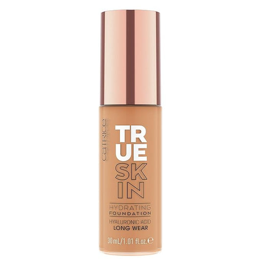 Catrice | True Skin Hydrating Foundation | Lightweight Buildable Coverage with Hyaluronic Acid and Watermelon Seed Oil | Vegan & Cruelty Free (070 | Warm Caramel)-VivaGrace Women