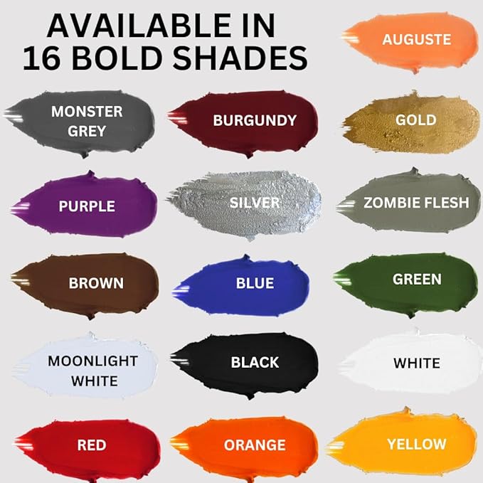 Mehron Makeup Color Cups | Stage, Foundation, Face Paint, Body Paint, Halloween | Face Paint Makeup | Greasepaint .5 oz (14 g) (Zombie Flesh)-VivaGrace Women