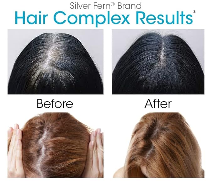 Silver Fern Hair Complex Hair Supplement for Promoting Healthy Hair - Each Bottle Contains 30 Days of Powder Supply - 2 Bottles-VivaGrace Women
