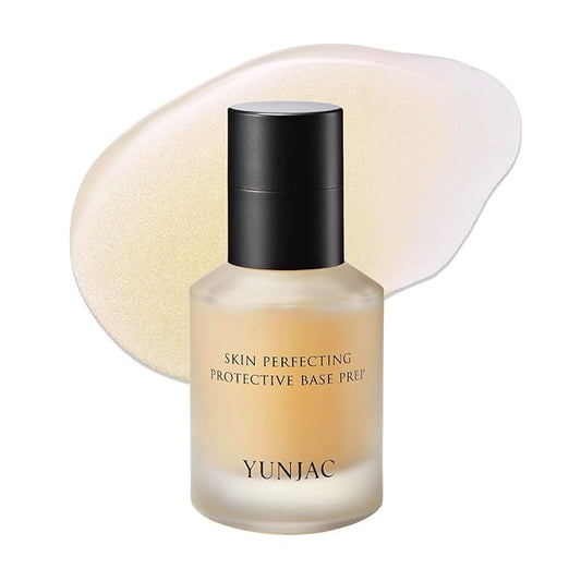 YUNJAC Base Prep (0.85 fl oz) - Grip Primer, Skin Perfecting Makeup Base for Korean Skin Prep. Silicone-Free, Serum Texture for Glowing, Flawless, and Long-Lasting Makeup-VivaGrace Women