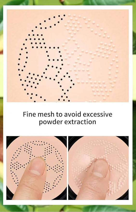 Mushroom Head Air Cushion BB Cream Foundation Cream for Face Makeup Concealer Cushion for Face Comestics Make Up Cushion Compact Ivory-VivaGrace Women