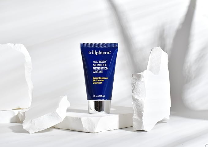 Trilipiderm All-Body Moisture Retention Crème Broad Spectrum SPF 30 with Vitamin D – 2-PACK of Travel-Size 3 Ounce Tubes – Plant-Based All-Day Hydration, Sunscreen for Body and Face-VivaGrace Women