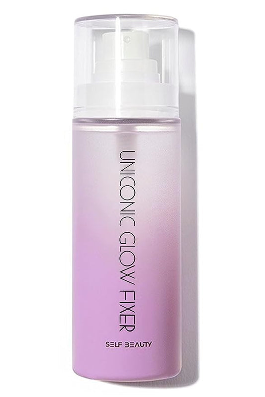 SELF BEAUTY Glow Makeup Setting Spray | Hydrating + Illuminating Makeup Setting Spray | Dewy Finish | Long-Lasting Makeup Fixing | Microfine Mist Spray | 3.38fl.oz, 100ml-VivaGrace Women
