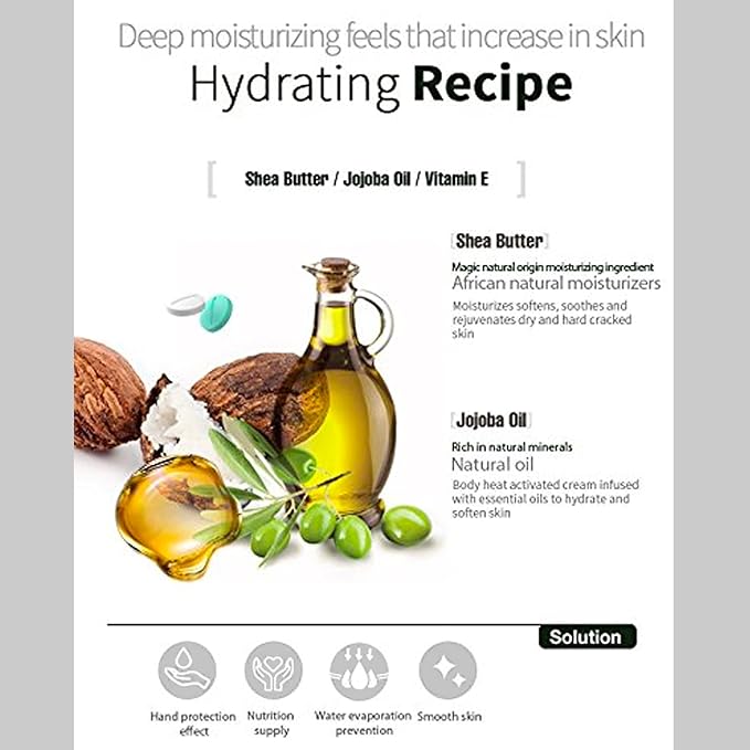 Epielle Hydrating Foot Masks 6 Pairs, Deep Moisturizing Socks for Dry Feet & Cracked Heels, Relieve and Soften with Shea Butter & Jojoba Oil, Korean Skin Care, Spa Set, Self Care Gifts for Women-VivaGrace Women