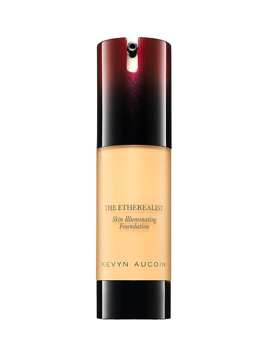 Kevyn Aucoin The Etherealist Skin Illuminating Foundation, EF 04 (Light) shade: Comfortable, shine-free, smooth, moisturize. Medium to full coverage. Makeup artist go to. Even, bright & natural look.-VivaGrace Women