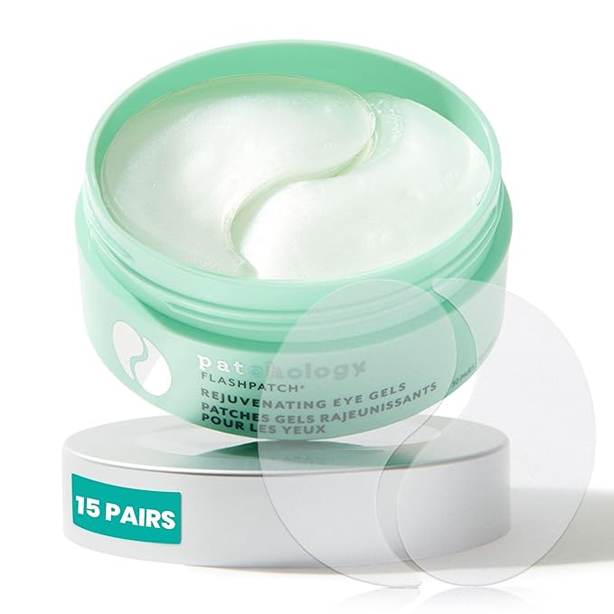 Patchology Rejuvenating Under Eye Gels - Hydrating Eye Mask w/Caffeine & Collagen - Under Eye Patches For Dark Circles - Puffy Eyes Care, minimize Puffiness & Wrinkles Reducer (15 Pairs)-VivaGrace Women