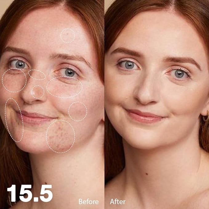 Pro Under Eye Full Coverage Liquid Concealer to Cover Dark Circles, Scars, Redness, Spots, Fine Lines, Corrector Anti-Aging Natural Finish, Moistening Smooth Cream, Waterproof 0.4 fl oz - Beige#-VivaGrace Women