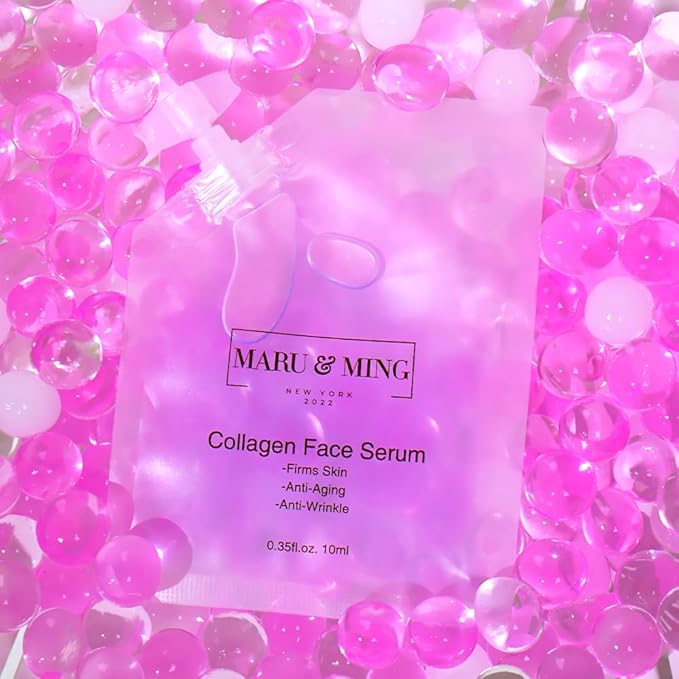 Tres Amigos Collection/Organic Hyaluronic Acid, Vitamin C, Collagen Korean Face Serums 1 oz. Total Weight-VivaGrace Women