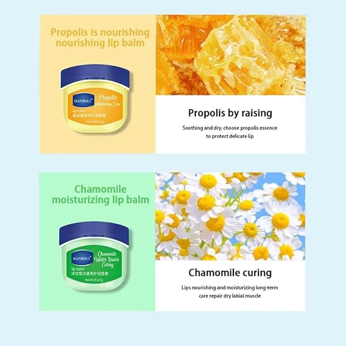 Fruit Flavored Lip Balm Set, Anti Chapping Lip Mmoisturizers, Mini Chapstick, Relieves Dull and Dry Skin, Long Lasting Lip Care Products-VivaGrace Women