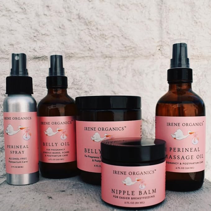 Belly Bundle - Organic Belly Balm and Natural Oil for Pregnancy Stretch Marks and Scars (5 piece set - SM)-VivaGrace Women