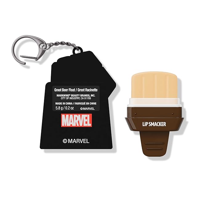 Lip Smacker Marvel, Guardians of the Galaxy, keychain, lip balm for kids - Groot (keychain)-VivaGrace Women
