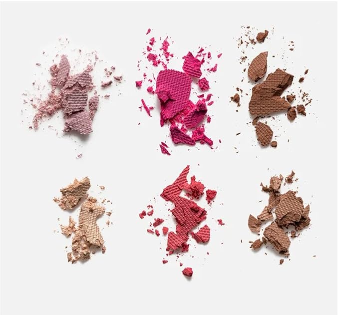 Bissú 6 colors Makeup Palette (4grms each color) includes 2 highlighters, 2 Bronzers, 2 Blushes (La Chida)-VivaGrace Women