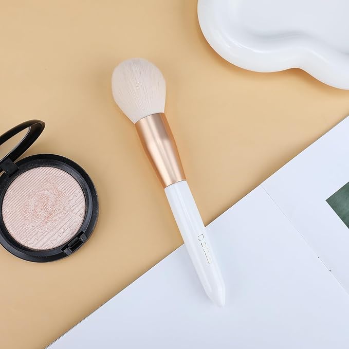 DUcare Tapered Blush Brush for Cheeks - Pointed Powder Brush for Light Application, Multi-Purpose Makeup Brushes Perfect for Highlighting, Defining, Sculpting, and Contouring-VivaGrace Women