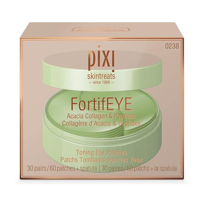 Pixi FortifEYE Hydrogel Under-Eye Patches, 30 Pairs, 60 Patches-VivaGrace Women