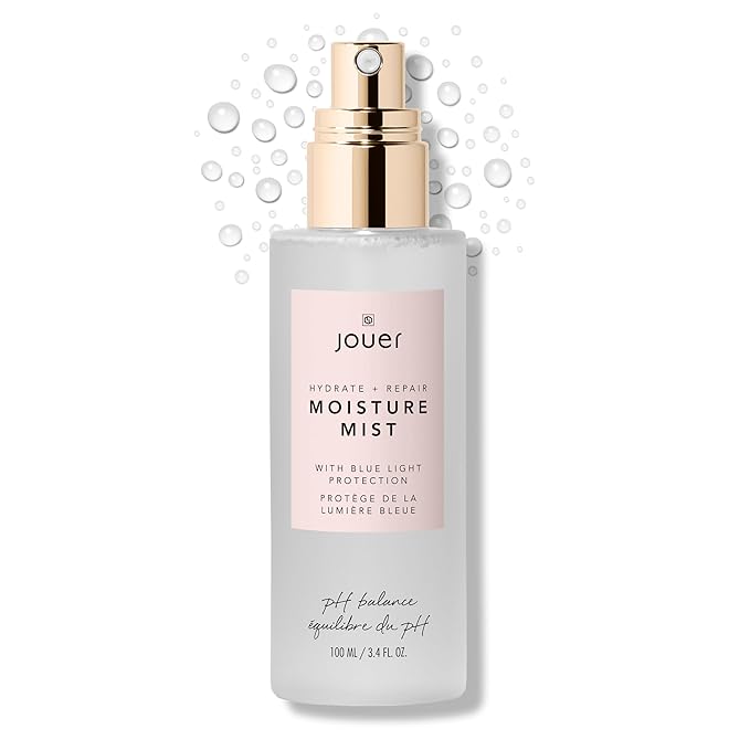 Jouer Hydrate & Repair Moisture Mist with Blue Light Protection, 100ml - Face Spray Mist Hydrating - Makeup Refreshing Mist - Vegan Friendly - Paraben, Gluten, Cruelty & Talc Free-VivaGrace Women