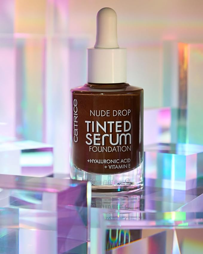 Catrice | Nude Drop Tinted Serum Foundation | Lightweight, Hydrating, Buildable Coverage | Enriched with Hyaluronic Acid & Vitamin E | Vegan & Cruelty Free (098N)-VivaGrace Women