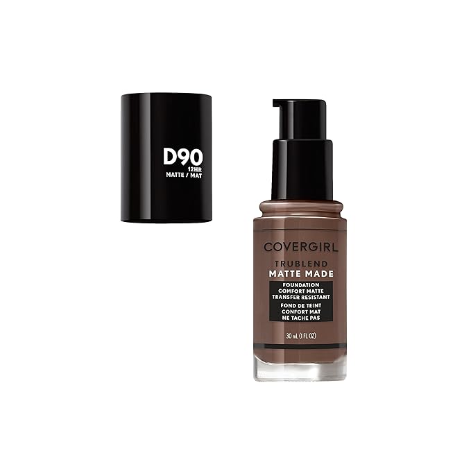 Covergirl Trublend Matte Made Liquid Foundation, D90 Espresso, 1.014 Fl Oz-VivaGrace Women