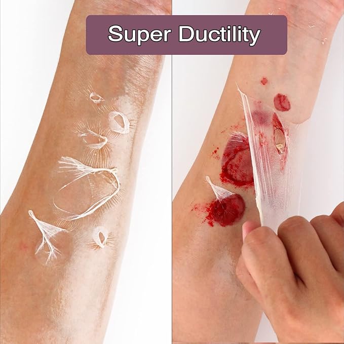 Depvision Liquid Latex 3 Colors Set White Fresh Clear Color For Special Effects Wound Waterproof Professional Makeup Artist Skin Illustrator SFX Monster Zombie (60ml * 3 color)-VivaGrace Women