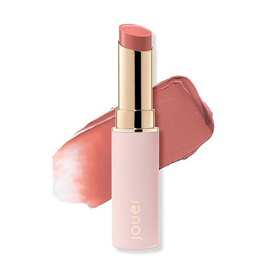 Jouer Balm Bouche Demi-Matte Lip-Féminité - Tinted Lip Balm - Hydrating Lip Tint Long Lasting - Matte Lip Color - Jojoba Seed Oil and Shea Butter Formula-VivaGrace Women