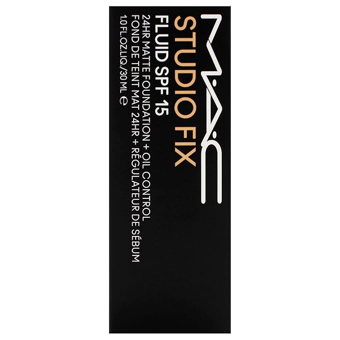 Studio Fix Fluid SPF 15 24Hr Matte Foundation Plus Oil Control - NC27 by MAC for Women - 1 oz Foundation-VivaGrace Women