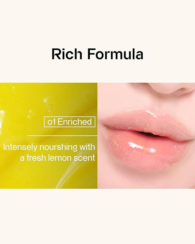 Vitamin Ampoule Lipcerin (01 Enriched, 0.5fl oz) - Moisturizing & Nourishing Lip Gloss Balm, Overnight Korean Skin Care Sleeping Mask. Vitamin C, Vegan.-VivaGrace Women