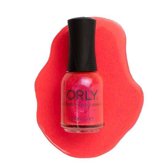 Orly Neon Nail Polish Colors for Summer | Bright Colors and Confetti Toppers for Summer Neon Nails | 0.6fl oz (Coral Crush, 0.6 fl oz)