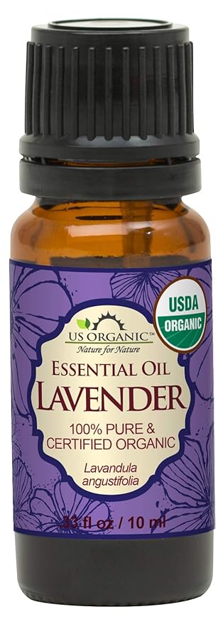 US Organic 100% Pure Lavender Essential Oil, Directly sourced from Bulgaria, USDA Certified Organic, Undiluted, for Diffuser, Humidifier, Massage, Skin, Hair Care, Non GMO, 10 ml-VivaGrace Women