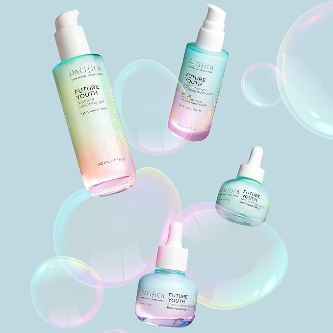 Pacifica Future Youth Gravity Rebound Face Serum – Multi-Peptide Firming Facial Serum for Fine Lines, Anti-Aging & Elasticity Vegan & Cruelty-Free Dermatologist Tested-VivaGrace Women