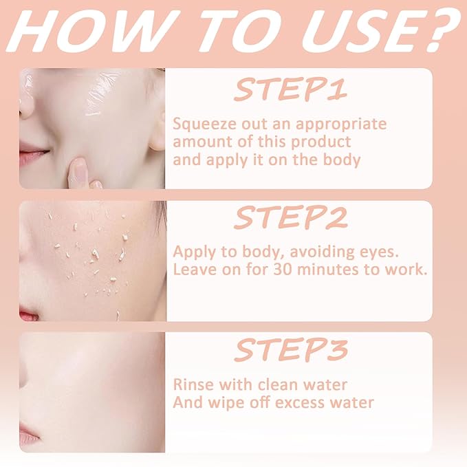 Purifying Exfoliating Gel, Purifying Enzymes Exfoliating Gel, Facial Exfoliator Cleanser, Gentle Facial Cleanser for All Skin Types