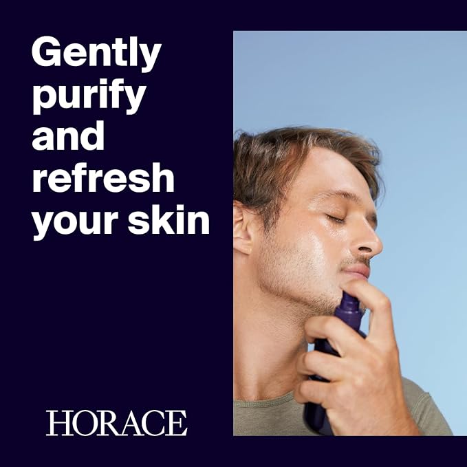HORACE Tonic Lotion for Men - Toner Spray with Prebiotics - Gentle Skincare for All Skin Types - Fresh, Aromatic Scent, 6.7 fl.oz-VivaGrace Women