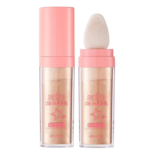 MAEPEOR Highlighter Powder Stick 6 Colors Shimmer Not-sticky Brighten Highlighter Powder Stick Natural Sparkle Glitter Highlighter Makeup Cosmetic for Lip Face Body Makeup (03 Golden Brown)-VivaGrace Women