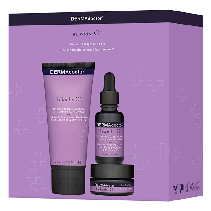 DERMAdoctor Kakadu C Vitamin C Brightening Kit, 3 piece kit-VivaGrace Women