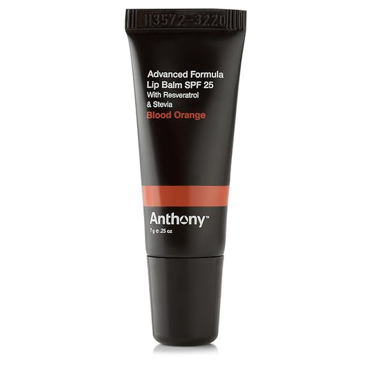 Anthony 25 SPF Lip Balm with Sunscreen for Lips – Contains Green Tea Extract, Shea Butter & Vitamin E – Moisturizing Repair Care Treatment for Chapped & Dry Lips – Blood Orange Flavor-VivaGrace Women