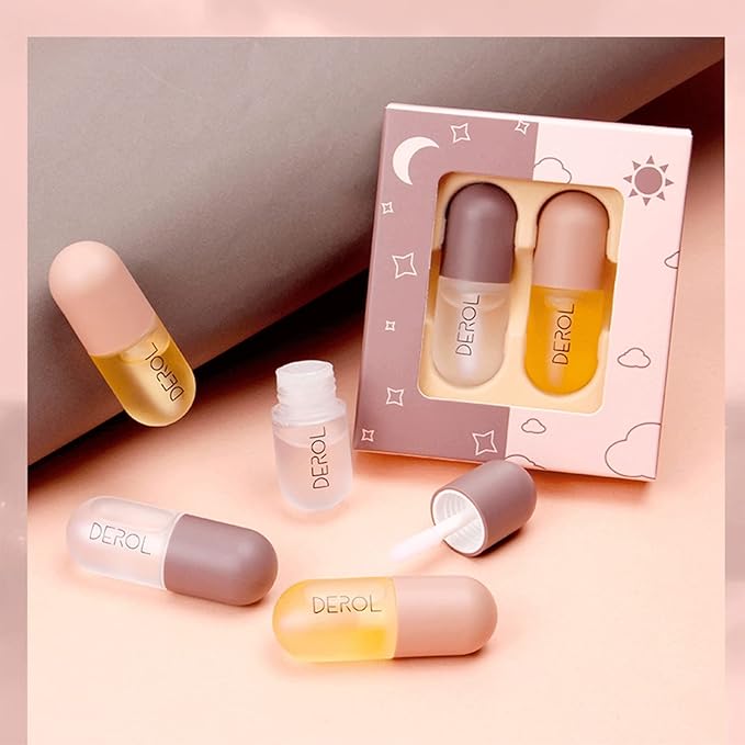 DEROL Lip Plumper Set,Natural Lip Plumper and Lip Care Serum,Lip Enhancer for Fuller,6Pcs Matte Liquid Lipstick Makeup Set, Matte liquid Long-Lasting Wear Non-Stick Cup Not Fade Waterproof Lip Gloss-VivaGrace Women