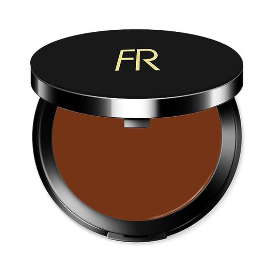 Cream To Powder Foundation by Flori Roberts, Full Coverage for Women of Color or Deeper Skin Tones, Long Lasting Makeup, Matte Finish, Covers Uneven Complexion and Hides Imperfections, 0.30 oz-VivaGrace Women