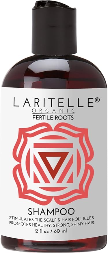 Organic Travel Size Shampoo 2 oz | Fortifying, Strengthening & Rejuvenating | Stops Hair Shedding, Promotes New Hair Growth | Ayurvedic Herbs, Lavender, Ginger, Rosemary, Patchouli & Cloves-VivaGrace Women
