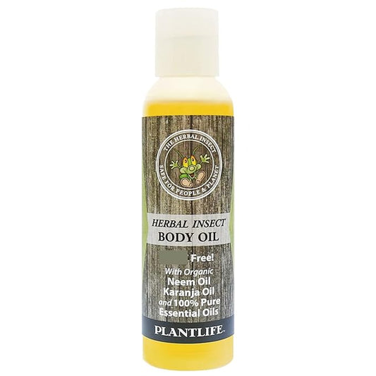 Plantlife Herbal Body Oil with Neem - Natural Aromatherapy - 4 oz-VivaGrace Women