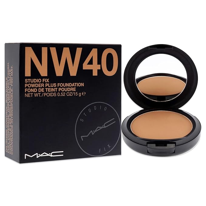 Mac Studio Fix Powder Plus Foundation Nw40 15gm/0.52 Oz-VivaGrace Women