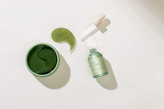 MIZON Phyto Plump Collagen Special Duo Set - Phyto Plump Eye Gel Patch & Serum Vegan Formula, Vegan Skincare Kit, Korean Skincare-VivaGrace Women